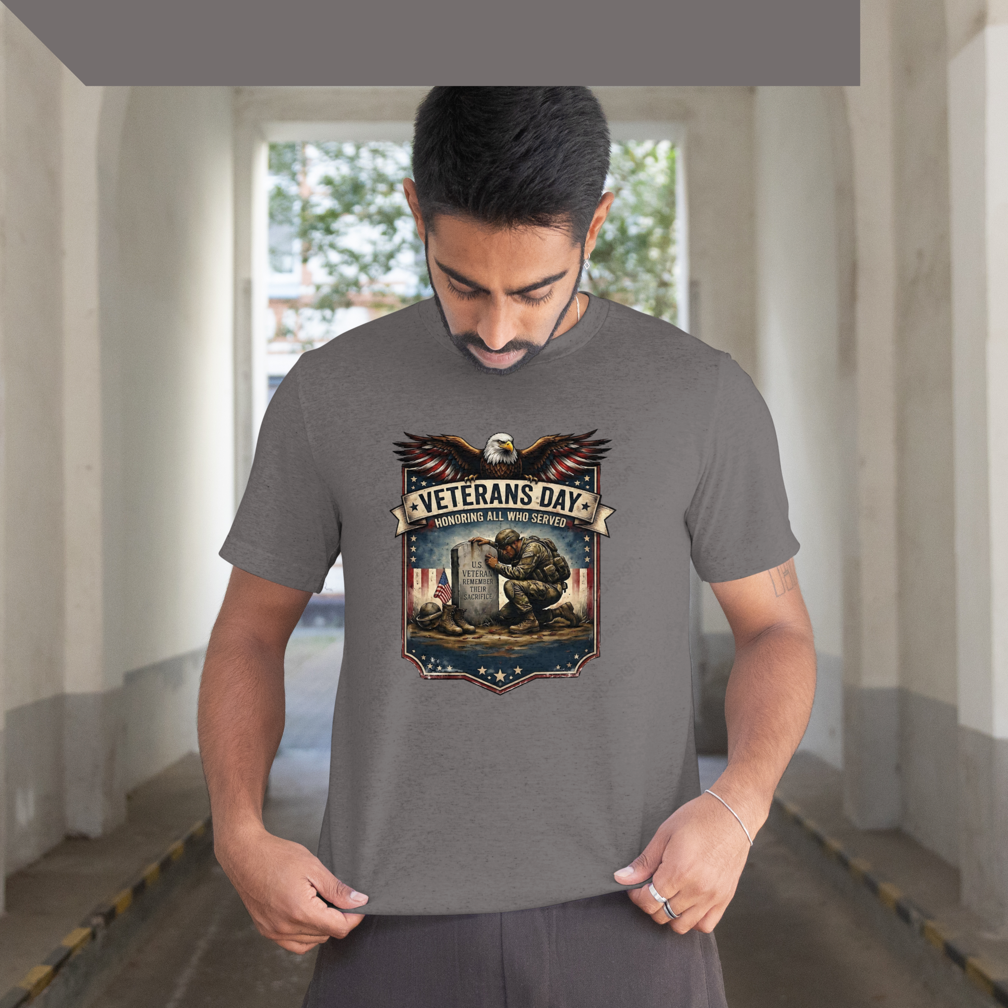 American Flag Military Heroes PNG