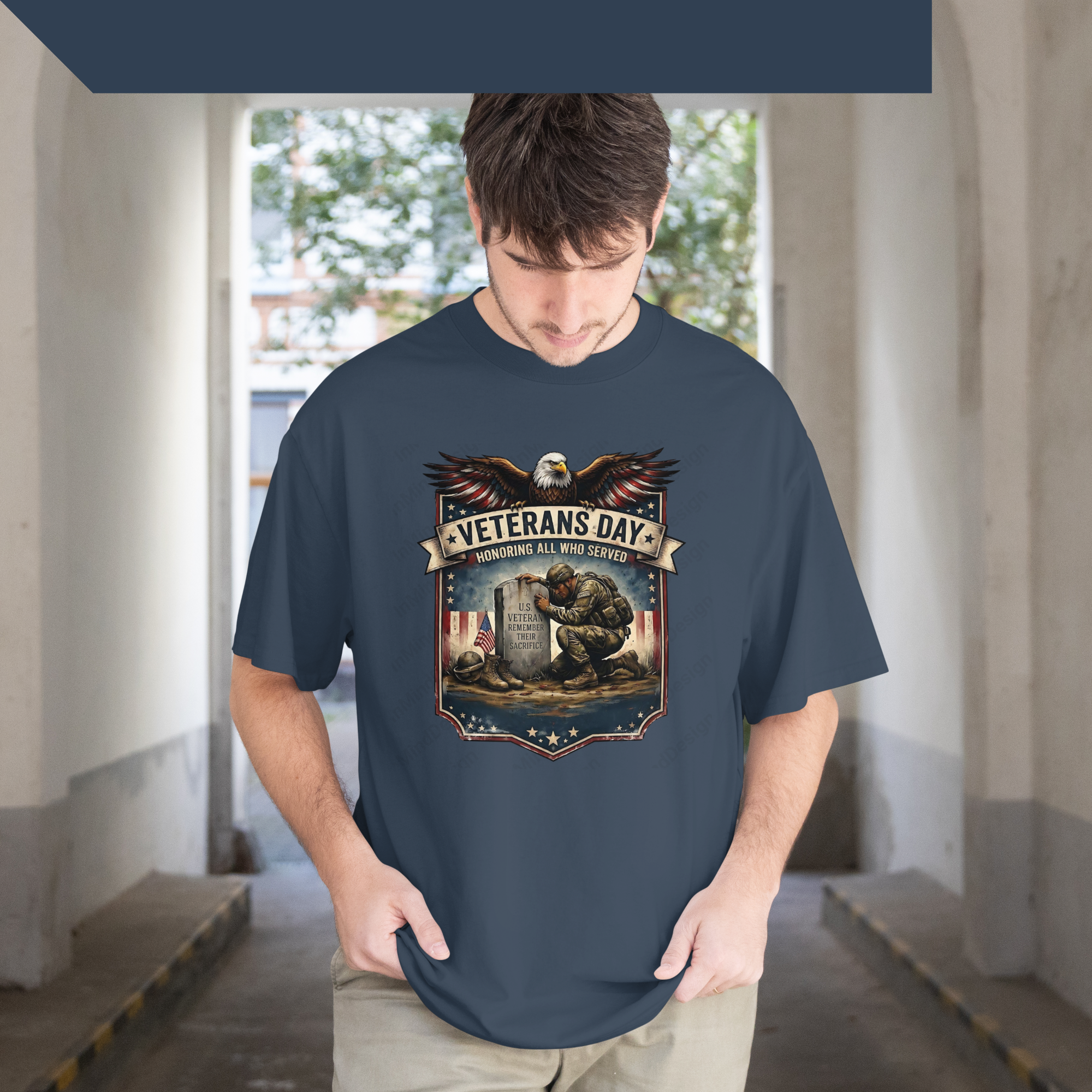 American Flag Military Heroes PNG