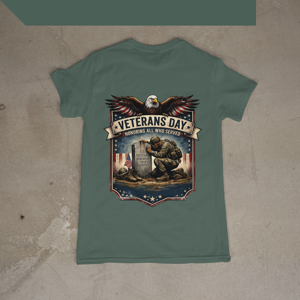 American Flag Military Heroes PNG